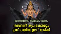ഇല്ലായ്മയില്‍ നിന്ന് കരകയറും, സര്‍വ്വേശ്വരന്റെ കടാക്ഷം; ഇന്ന് ഭാഗ്യോദയം ഈ 5 രാശിക്ക്‌