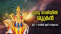 ഇത്രയും ഭാഗ്യം അടുത്തെങ്ങുമില്ല, ധനു രാശിയില്‍ ബുധന്‍; 5 രാശിക്ക് ഇത് രാജയോഗ ദിനങ്ങള്‍
