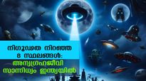 ഇന്ത്യയില്‍ നിഗൂഢമായ 8 സ്ഥലങ്ങളില്‍ അന്യഗ്രജീവി സാന്നിധ്യം; പട്ടികയില്‍ ബാംഗ്ലൂരും