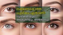 പുരികം നോക്കിയാലറിയാം സ്വഭാവം; പല ആകൃതികളിലുള്ള പുരികങ്ങളും അവയുടെ അര്‍ത്ഥങ്ങളും