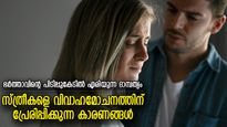 ഭര്‍ത്താവ് ഇങ്ങനെയെങ്കില്‍ ഡിവോഴ്‌സ് ഉറപ്പാണ്; സ്ത്രീകളെ വിവാഹമോചനത്തിന് പ്രേരിപ്പിക്കുന്ന 5 കാരണം