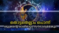 ആഗസ്റ്റില്‍ ശുക്രന്റെ രാശിമാറ്റം: തൊട്ടതെല്ലാം പൊന്ന്, ആഗ്രഹിക്കുന്നതെല്ലാം നടക്കുന്ന മൂന്ന് രാശികള്‍
