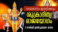 കാത്തിരുന്ന രാജയോഗം, ശുക്രാദിത്യ രാജയോഗത്തിലൂടെ ജീവിതത്തില്‍ വന്‍കുതിപ്പ് നേടുന്നവര്‍