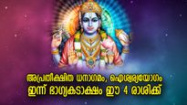പുതിയ മാസം ഗംഭീര തുടക്കം, ഇന്ന് ഭാഗ്യം കൂടെ ഈ 4 രാശിക്ക്