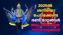 2025ല്‍ ശനീശ്വരന്റെ അനുഗ്രഹം ഇവര്‍ക്ക്; രാശിമാറ്റവും വക്രഗതിയും അവിചാരിത ഭാഗ്യങ്ങളേകും