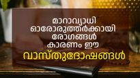 എത്ര മരുന്ന് കഴിച്ചിട്ടും മാറാത്ത രോഗങ്ങള്‍, അപകടം; ഇവയ്ക്ക് പിന്നില്‍ ചില വാസ്തുദോഷങ്ങളാണ്