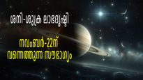 നവംബര്‍ 22ന് ഇവരുടെ ഭാഗ്യം തെളിയും; 50 വര്‍ഷത്തിന് ശേഷം ശനിയും ശുക്രനും ശുഭസ്ഥാനങ്ങളില്‍