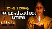 2025-ല്‍ ഇളക്കം തട്ടാതെ സമ്പത്തുണ്ടാക്കാം: ഇരട്ടരാജയോഗം വരെ പുതുവര്‍ഷത്തില്‍, ഭാഗ്യമാസങ്ങള്‍ 12 രാശിക്കും