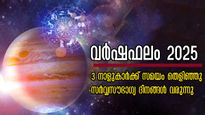 വര്‍ഷഫലം 2025: വരാനിരിക്കുന്ന വമ്പന്‍മാറ്റത്തില്‍ വാഴുന്നവരും വീഴുന്നവരും, 3 നാളിന്റെ തലവര മാറും