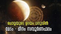 ചൊവ്വയുടെ ഉദയം ധനുവില്‍: നാളത്തെ ഉദയം മുതല്‍ 12 രാശിക്കും വരാനിരിക്കും മാറ്റങ്ങള്‍, സമ്പൂര്‍ണഫലം