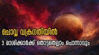 മിഥുനത്തില്‍ വക്രഗതിയില്‍ ചൊവ്വ: ജോലി ഉറപ്പ്, ധനയോഗവും സുനിശ്ചിതം, ഭാഗ്യം 3 രാശിക്ക് പുറകേ വരും