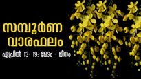 അഭിവൃദ്ധി വരിക്ക് വരി അരികില്‍: ഏപ്രില്‍ 13 വിഷുത്തലേന്ന് മുതലങ്ങോട്ട് സൗഭാഗ്യകാലം: സമ്പൂര്‍ണവാരഫലം