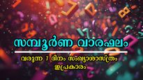 കാലം കരുതി വെച്ച് 7 ദിനങ്ങള്‍: 2025-ലെ സൗഭാഗ്യങ്ങളെ ഒരുമിച്ച് നല്‍കും, സമ്പൂര്‍ണ വാരഫലം