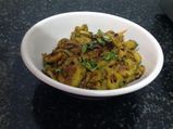 Aloo Karela Step Step Recipe