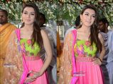 Hansika Wore Pink Dress At Durga Movie Launch Pics 005165 Pg1.html