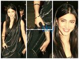 Omg Shruti Haasan Wears Black Diwali