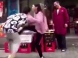 Angry Girlfriend Kicks Her Boyfriend On The Groin Nine Times
