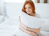 Feel Good Relationship With Pillow Pretty Girls
