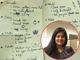 Trending Hilariously Grocery List Written Era Londhe Her Husband