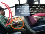 Man Masturbated Front Girl Chennai Mtc Bus