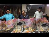 Surat Saree Disigner Makes A Unique Saree That Depicts Pulwama Balakot Attack