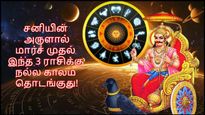 30 ஆண்டுகளுக்கு பின் கும்பத்தில் உதயமாகும் சனி: மார்ச் முதல் இந்த 3 ராசிக்காரர்களின் அதிர்ஷ்டம் பிரகாசிக்கும்!