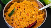 Andhra Kathirikai Thakkali Chutney Recipe How To Make At Home In Tamil