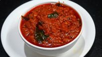 Chilli Thecha Chutney Recipe How To Make Kolhapuri Chilli Thecha Chutney