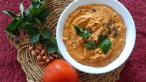 Peanut Chutney How To Make Verkadalai Thakkali Chutney Recipe
