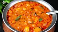 Potato Peanut Kara Kuzhambu How To Make Urulai Kizhangu Verkadalai Kara Kuzhambu Recipe