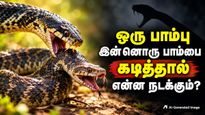 ஒரு விஷப்பாம்பு இன்னொரு விஷப்பாம்பை கடித்தால் என்ன நடக்கும் தெரியுமா? ஷாக் ஆகாதீங்க
