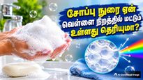 சோப்பு நுரை ஏன் எப்போதும் வெள்ளை நிறத்தில் மட்டும் உள்ளது தெரியுமா? ஷாக் ஆகாதீங்க