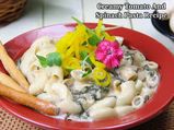 క్రీమీ టమోటో మరియు పాలకూర పాస్తా రెసిపి