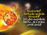 Mercury And Sun In Leo: సింహరాశిలో సూర్యుడు-బుధుడు కలయికతో ఏర్పడిన బుధాతీయ యోగం.. ఈ 5 రాశుల వారికి సూపర్..
