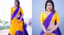 Shraddha Das: సాంప్రదాయ లంగా ఓణిలో అందాల ఆరబోత.. 'శ్రద్ధ'గా హీట్ పెంచేస్తోంది