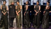 Lakme Fashion Week 2023:షోస్టాపర్‌గా హ్యాట్ అండ్ క్యూట్ బ్యూటీ రష్మిక మందన్న బ్లాక్ అండ్ గోల్డ్‌ శారీ అదుర్స్