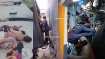 Viral Videos : రైల్వే కప్లింగ్‌లోకి దూరుతున్న ప్రయాణికులు.. ఇండియన్ రైల్వే వైరల్ వీడియోలు..!