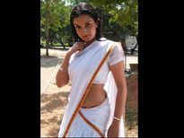 വെളുത്ത സാരിയിലെ സെക്‌സി സൗന്ദര്യം1