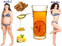 തേന്‍, കറുവാപ്പട്ട, നാരങ്ങ വിദ്യ,4kg കുറയും,വയറും