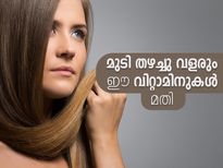 മുടി തഴച്ചു വളരും; ഈ വിറ്റാമിനുകള്‍ മതി