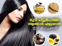 മുടി പട്ടുപോലെ തിളങ്ങാന്‍ എളുപ്പവഴി ഈ കൂട്ടുകള്‍