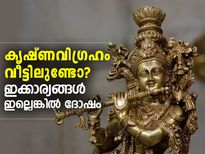 കൃഷ്ണവിഗ്രഹം വീട്ടിലുണ്ടെങ്കില്‍ ശ്രദ്ധിക്കണം ഇവ