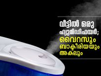 വീട്ടില്‍ ഒരു ഹ്യുമിഡിഫയറെങ്കില്‍ വൈറസും ബാക്ടീരിയയും അകലും