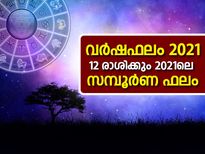 വര്‍ഷഫലം: 12 രാശിക്കും 2021ലെ സമ്പൂര്‍ണ ഫലം