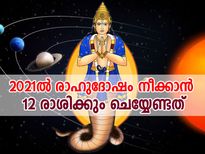 2021ല്‍ രാഹുദോഷം നീക്കാന്‍ 12 രാശിക്കും ചെയ്യേണ്ടത്