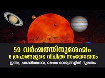 59 വര്‍ഷത്തിനുശേഷം 6 ഗ്രഹങ്ങളുടെ വിചിത്രമായ സംയോജനം