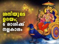 ശനിയുടെ ഉദയം; ഈ 6 രാശിക്കാര്‍ക്ക് നേട്ടം 