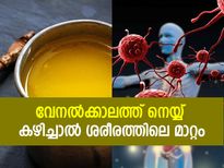 വേനല്‍ക്കാലത്ത് നെയ്യ് കഴിച്ചാല്‍ ശരീരത്തിലെ മാറ്റം ഇതാണ്