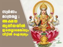 സ്വര്‍ണം മാത്രമല്ല, അക്ഷയ തൃതീയയില്‍ ഇതൊക്കെ വാങ്ങുന്നതും ശുഭം