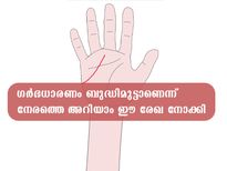 ഹസ്തരേഖാശാസ്ത്രത്തിലുണ്ട് ഗര്‍ഭത്തിന് തടസ്സം നില്‍ക്കും രേഖ